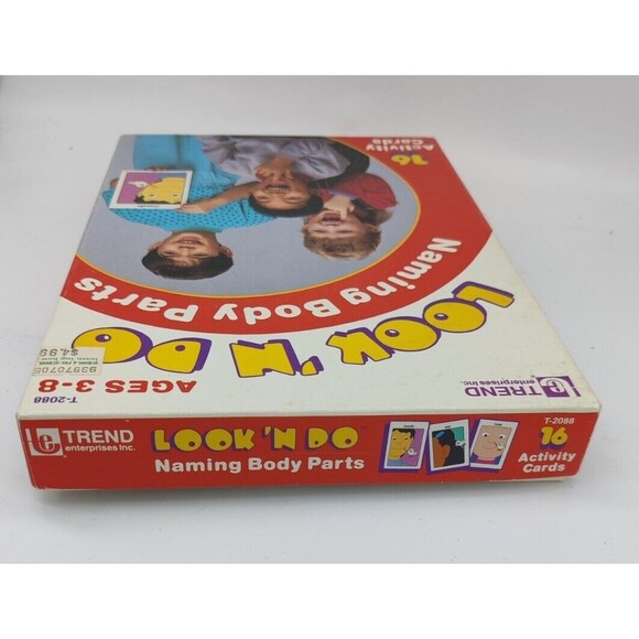 Vintage Trend Look N Do Lets Exercise 16 Laminated Activity Card Set 1991 - Picture 2 of 12